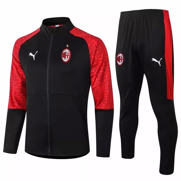 Chandal AC Milan 2020-2021 Rojo Negro